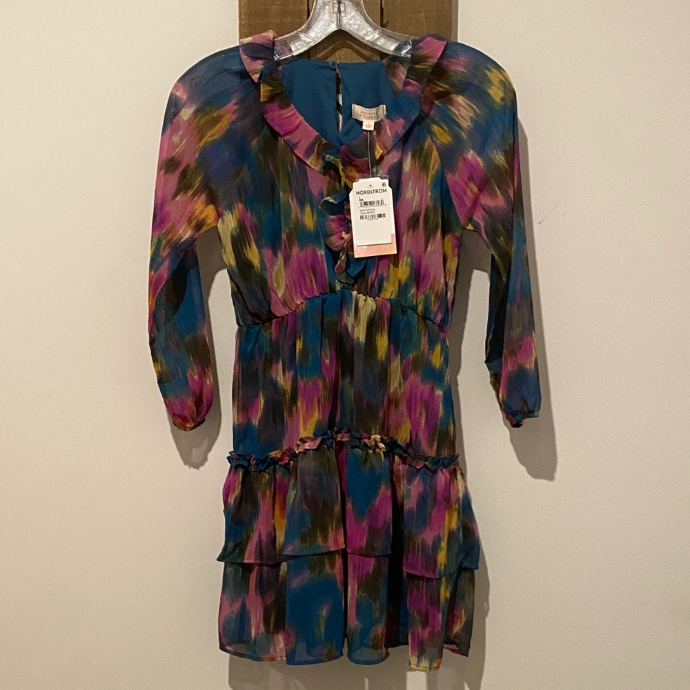 Colorful Ruffled Kids Dress